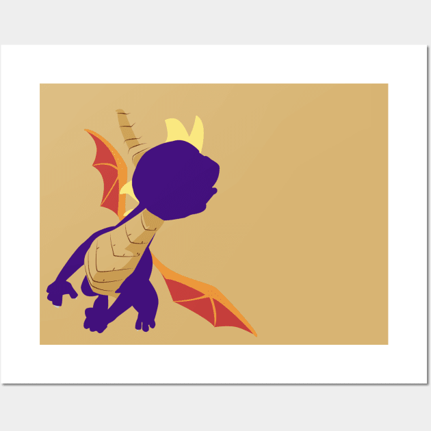 Spyro the Dragon Wall Art by Kaztiel